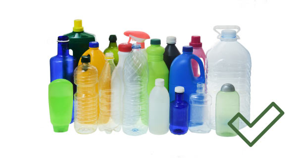 Plastic bottles and containers